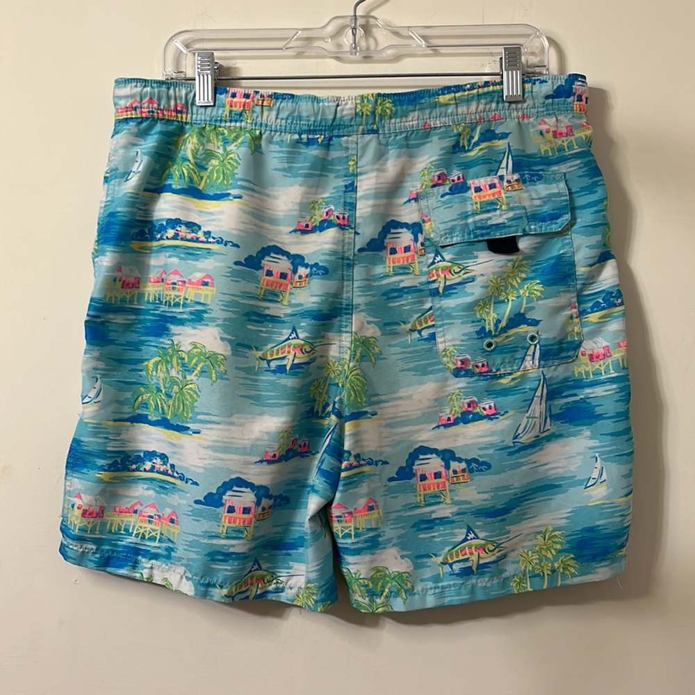 Vineyard Vines Men’s 7” Printed Chappy Coastal Print Swim Trunks XS - Picture 7 of 10